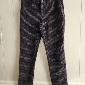 Pilcro Women's Straight Leg Jeans - Multicolor Pattern